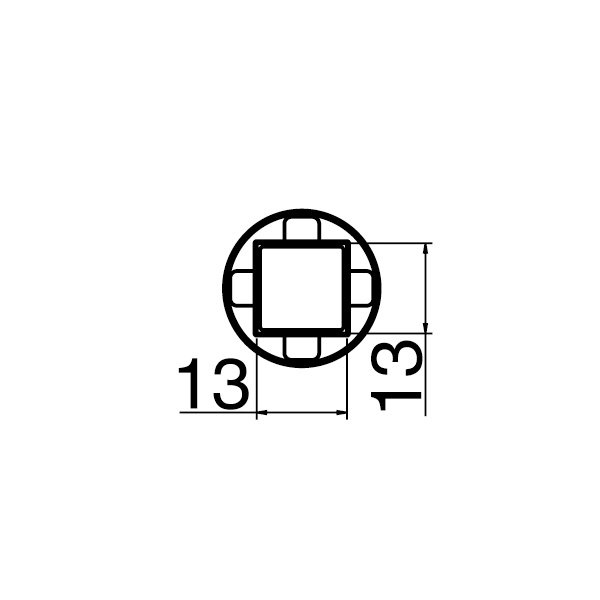 【N51-14】ノズル BGA 12mm×12mm ホットエアー用