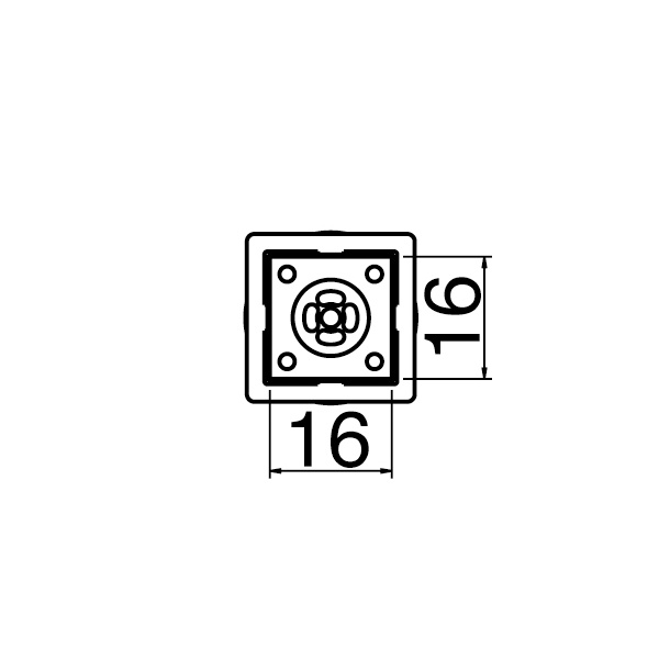 【N51-16】ノズル BGA 15mm×15mm ホットエアー用