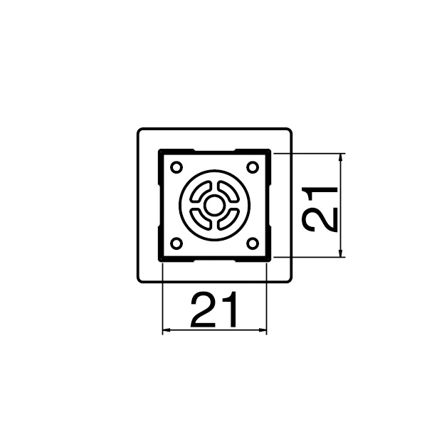 【N51-19】ノズル BGA 20mm×20mm ホットエアー用
