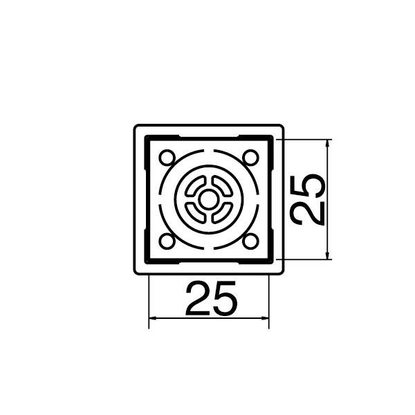 【N51-21】ノズル BGA 24mm×24mm ホットエアー用