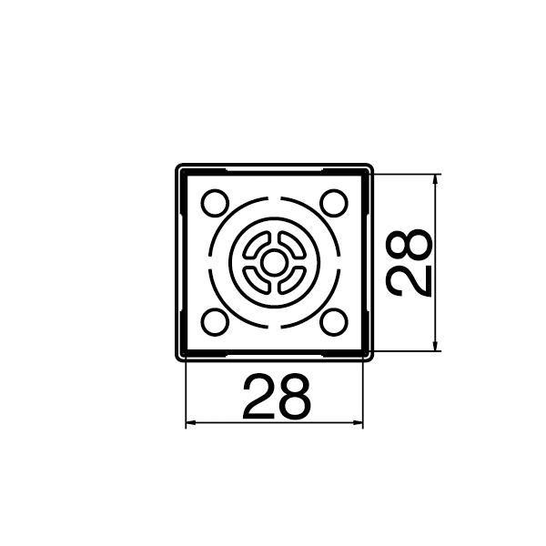 【N51-22】ノズル BGA 27mm×27mm ホットエアー用