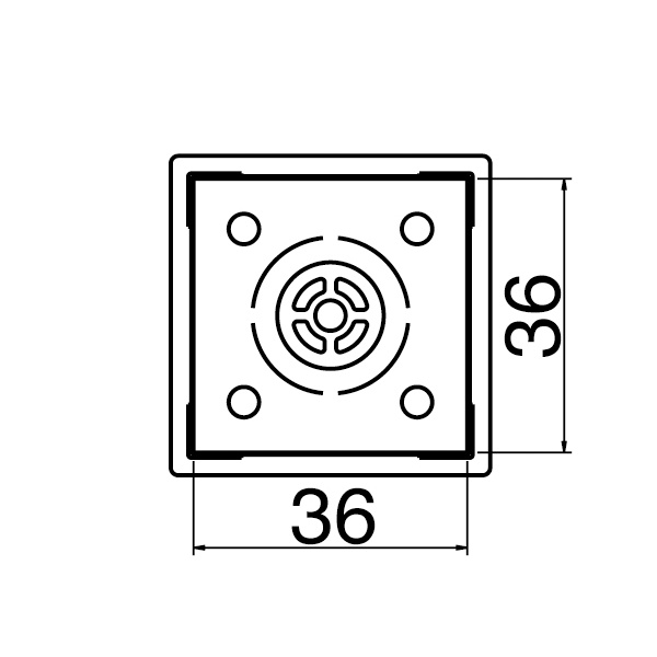 【N51-24】ノズル BGA 35mm×35mm ホットエアー用