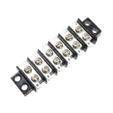 【ML-3391-6P】中継用ねじ式端子台 M3なべ小ねじ 9.5mmピッチ 2列 6A 250V 6極 はんだ付けラグ付き