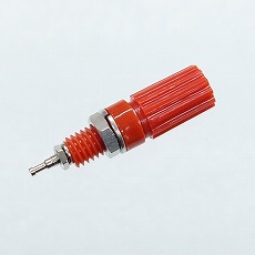 【TM505ｱｶ】ターミナル 赤 8.5φ穴 パネル用 絶縁型