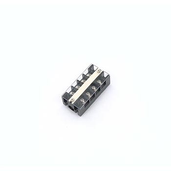 【ML-11-30F-4P】中継用ねじ式端子台 M5フリーねじ 15mmピッチ 2列 30A 250V 3極 カバー付き