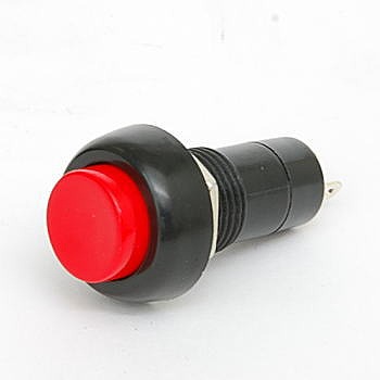 【PS25B-3-R】丸型押しボタンスイッチ 赤