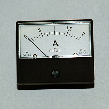 【FA38BDC2A】パネルメーター アナログ電流計 DC2A