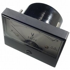 【FA38BDC15V】パネルメーター アナログ電圧計 DC15V