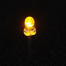 【L3-Y8530-2400】超高輝度LED(3mm・黄・2.4V・2400mcd)