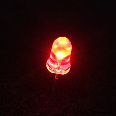 【L5-EKR2530-12500】超高輝度LED(5mm・赤・2V・12500mcd)