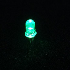 【L5-G2530-20000】超高輝度LED(5mm・緑・3.2V・17500mcd)