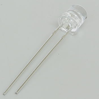 【LFTLED-W501】フラットLED(5mm・白・3.3V・20mA・100mcd)