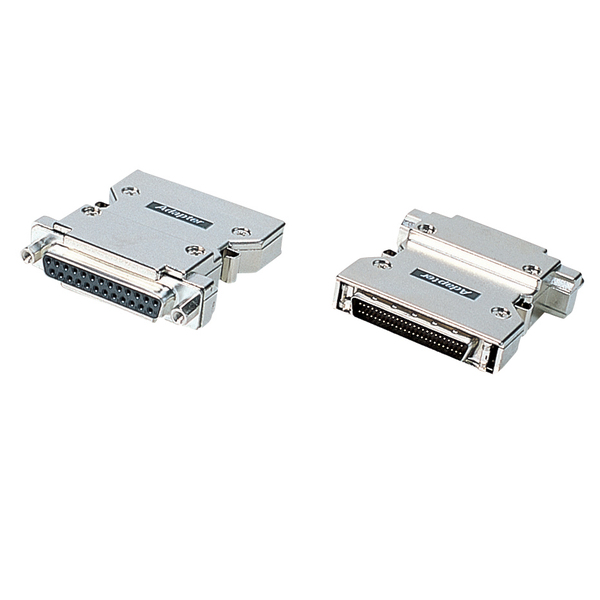 【AD-D25P50K】SCSIアダプター D-sub 25pin メス-ピンタイプハーフ 50pin オス