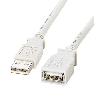 【KB-USB-E2K2】USB延長ケーブル Aオス-Aメス 2m