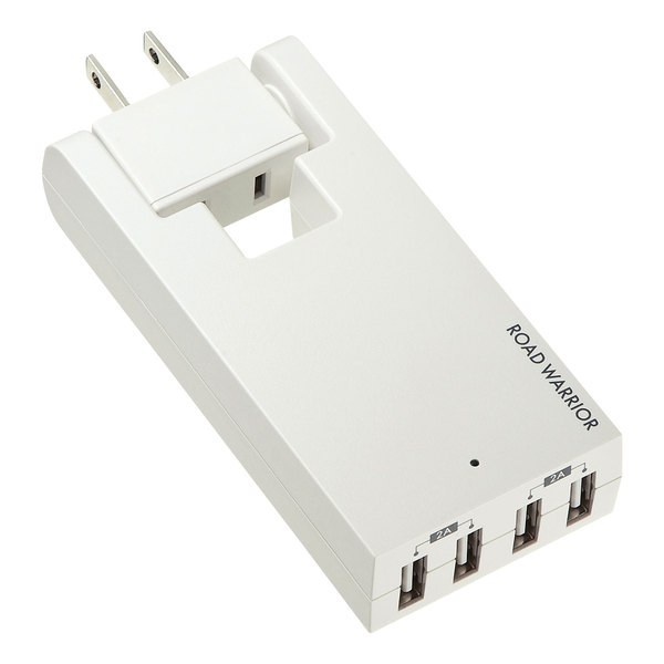 【TR-AD3USBW】【在庫処分セール】スイングUSB充電タップ ホワイト