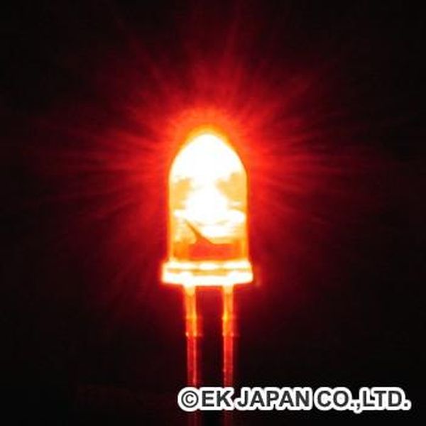 【LK-5RD】高輝度LED(赤色・5mm・5個入)