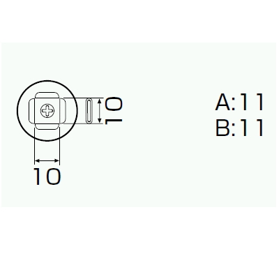 【A1188B】ノズル PLCC 9×9 ホットエアー用