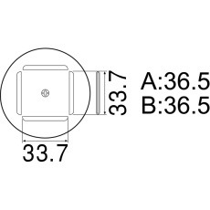 【A1189B】ノズル PLCC 34×34用(100ピン)ホットエアー用