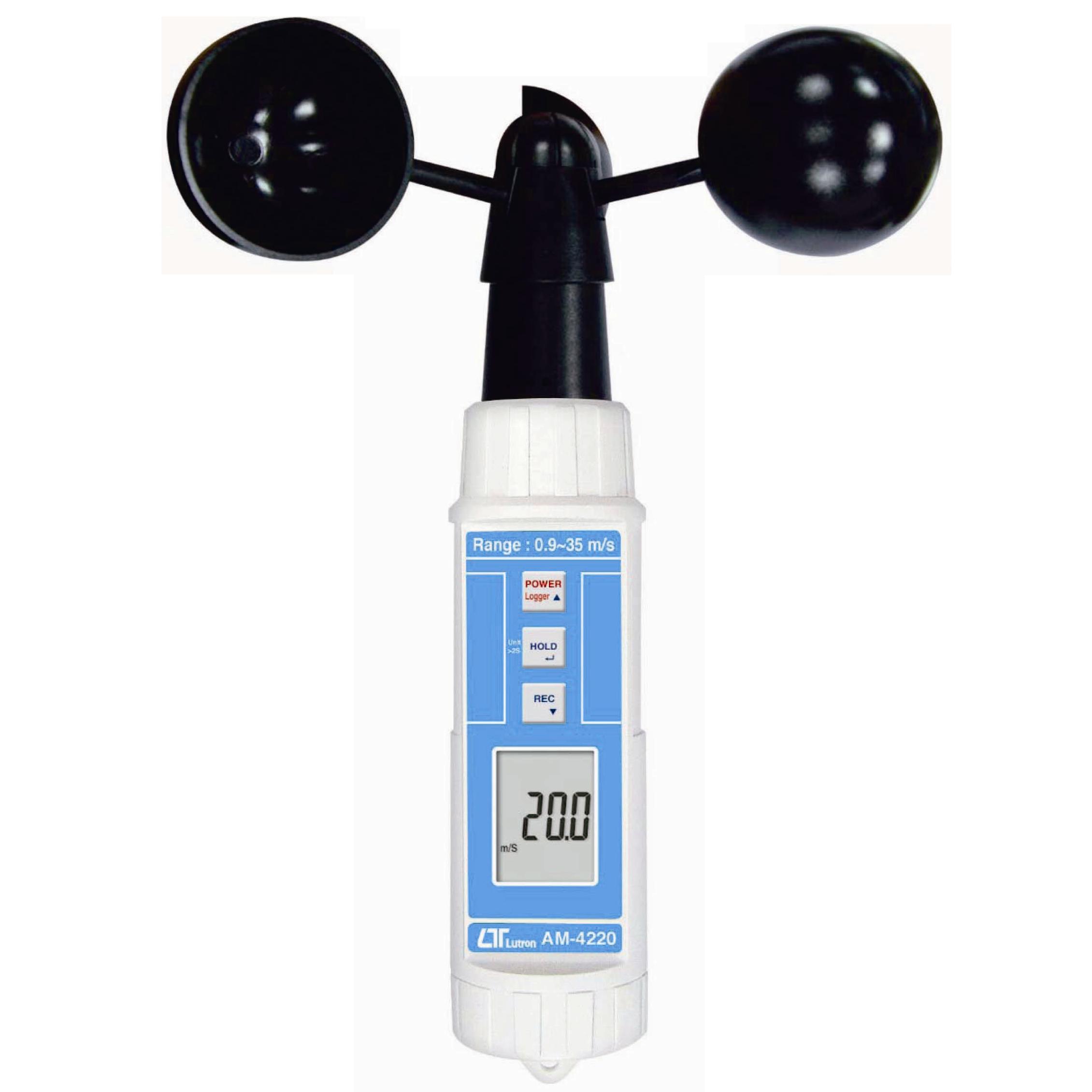 【AM-4220】デジタルハンディ風杯式風速計