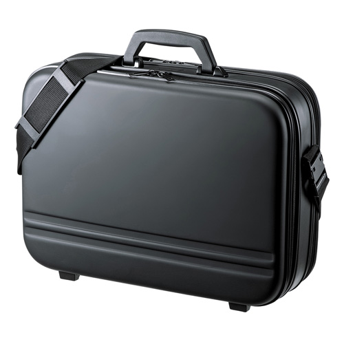 【BAG-716BK2】セミハードPCケース(ダブル)