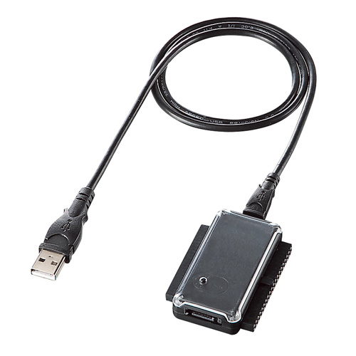 【USB-CVIDE2N】IDE/SATA-USB変換ケーブル