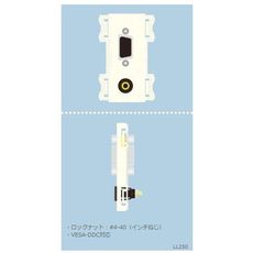 【CP-H15JMSJ-B】壁用AVコンセントCPシリーズ ブラック