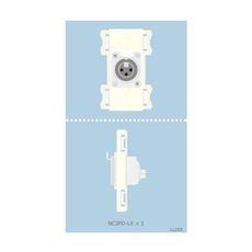 【KP-3X1DS-S】壁用AVコンセントKPシリーズ シルバー