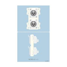 【KP-3X1DW-W】壁用AVコンセントKPシリーズ ホワイト