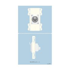 【KP-4X1DS-S】壁用AVコンセントKPシリーズ シルバー