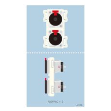 【KP-NPJW-B】壁用AVコンセントKPシリーズ ブラック