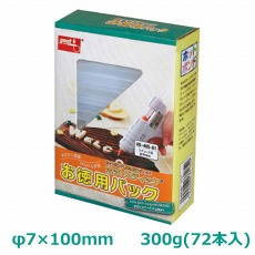 【HB-40S-B1】ホットスティック φ7 透明 300g(72本)