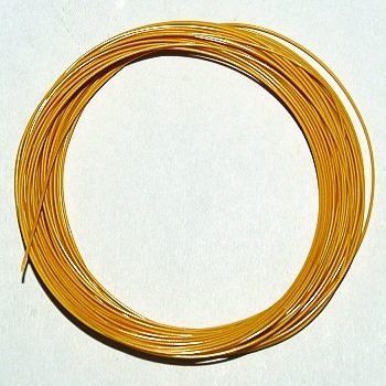 【ETFE0.26YL10】ETFE電線(ジュンフロン線)黄 0.26mm 10m(±2%)