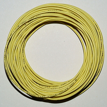 【UL3265AWG22YL10】UL3265電線 黄 AWG22 10m(±2%)