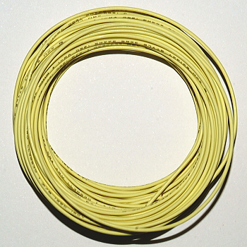 【UL3265AWG24YL10】UL3265電線 黄 AWG24 10m(±2%)