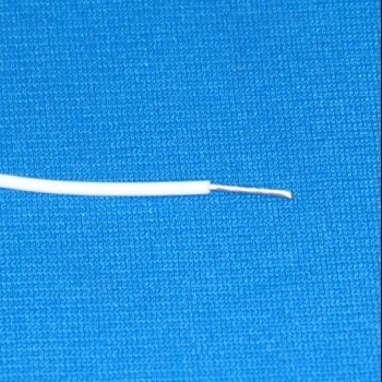 【ﾃﾌﾛﾝｾﾝｼﾛ0.3SQ】テフロン樹脂絶縁電線 白 0.3sq