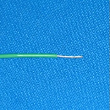 【ﾃﾌﾛﾝｾﾝﾐﾄﾞﾘ0.3SQ】テフロン樹脂絶縁電線 緑 0.3sq
