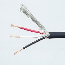【MVVSSP0.2SQX3CR】マイクロホン用ビニルコード 0.2sq 3芯