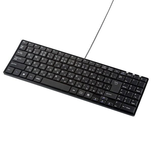 【SKB-SL17BKN】USBスリムキーボード(ブラック)
