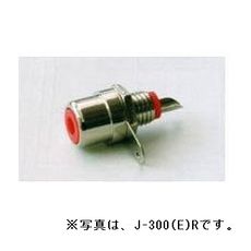 【J-300(E)B】RCAジャック パネル取付け型 黒