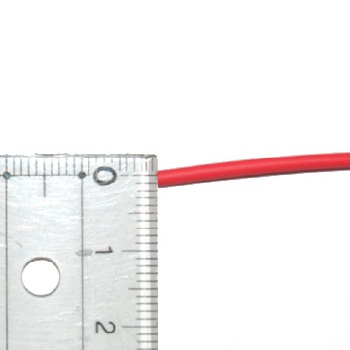 【W11R】熱収縮チューブ 耐熱タイプ 赤 1mm