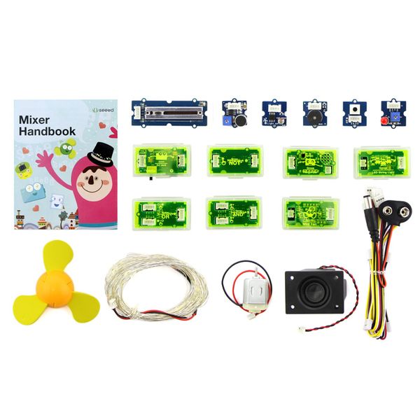 【110060026】Mixer Pack V2(Electronic blocks、without Arduino、plug and play system)
