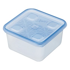 【1-8064-11】ジップロック(R)コンテナー 正方 1100mL 1セット(2個入)