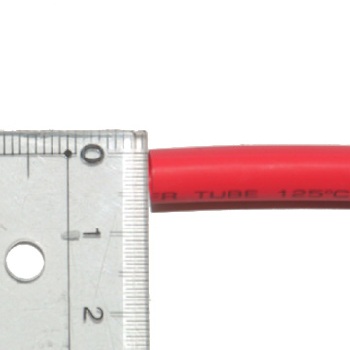 【W16R】熱収縮チューブ 耐熱タイプ 赤 6mm