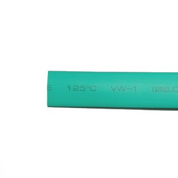 【W18G】熱収縮チューブ 耐熱タイプ 緑 8mm
