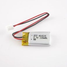 【DTP401525(PHR)】リチウムイオンポリマー電池(3.7V、110mAh)