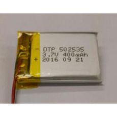 【DTP502535(PHR)】リチウムイオンポリマー電池(3.7V、400mAh)