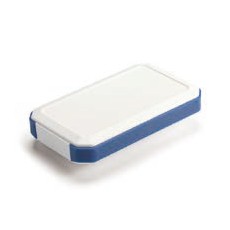 【WH125-20-F2-WN】IP67防水ハンドヘルドケース 本体：オフホワイト サイドグリップ：ネイビーブルー