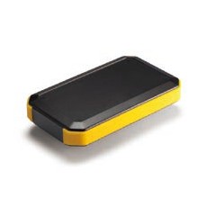 【WH125-28-F2-BY】IP67防水ハンドヘルドケース 本体：ブラック サイドグリップ：イエロー