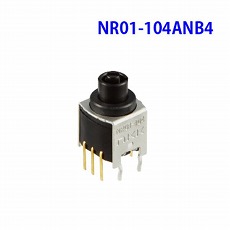 【NR01-104ANB4】ロータリースイッチ1回路4接点