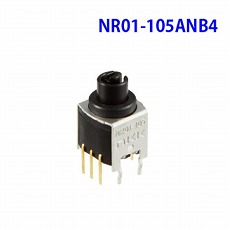 【NR01-105ANB4】ロータリースイッチ1回路5接点